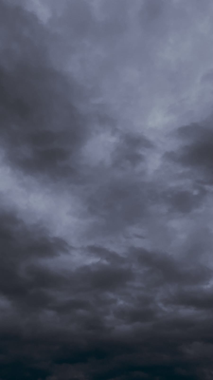 Heavy storm clouds gathering overhead